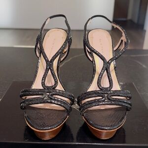Elegant Black Strappy Sandals